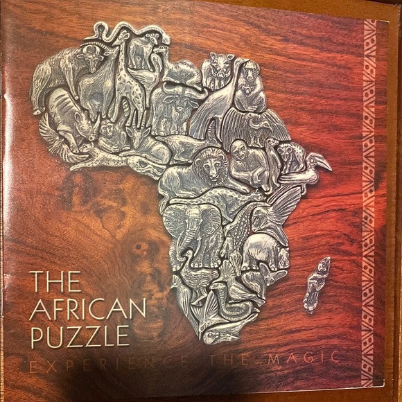 Africa, African Continent in Silver pieces Puzzle Game for Enthusiasts - Picture 3 of 5